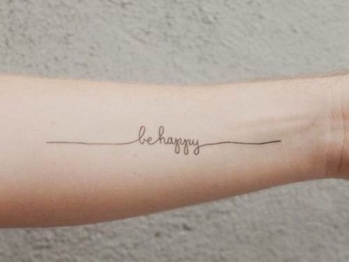 be happy frases cortas para tatuajes