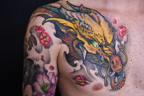 tatuajes de dragones japoneses