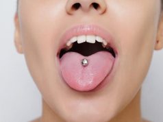 Piercing en lengua