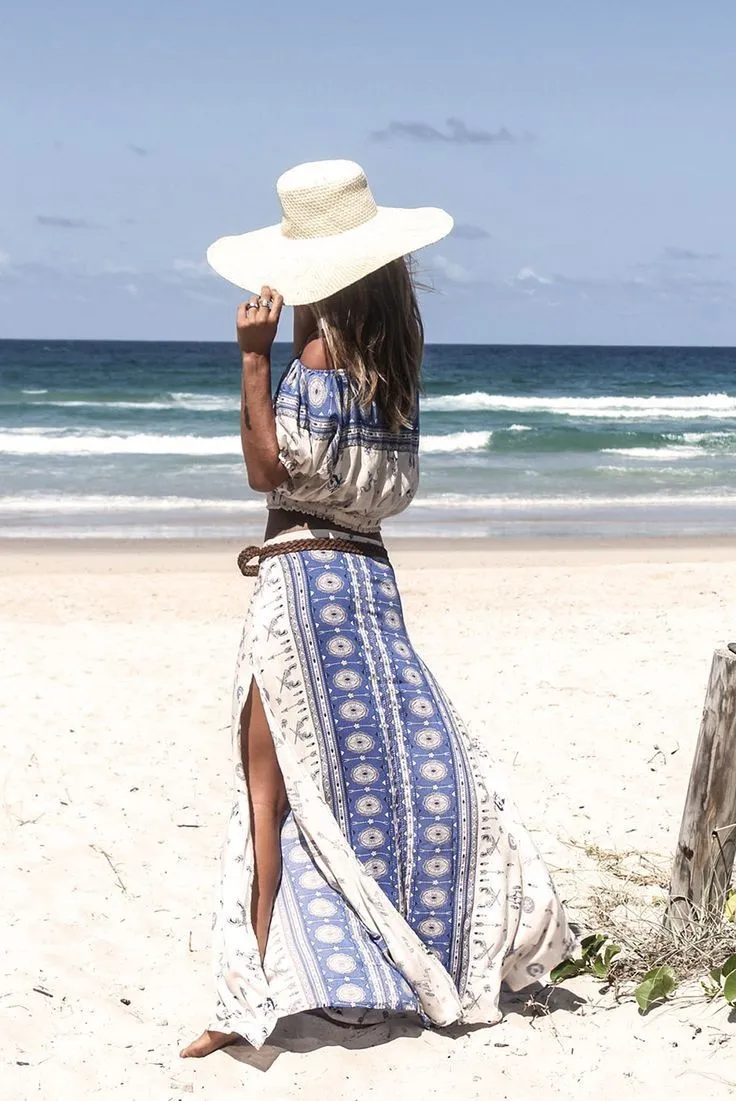 ropa de playa mujer años 50 consejos de moda estilo bohemio chic