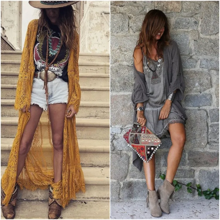 tendencia de la moda bohemia chic 2022 ideas de ropa de moda