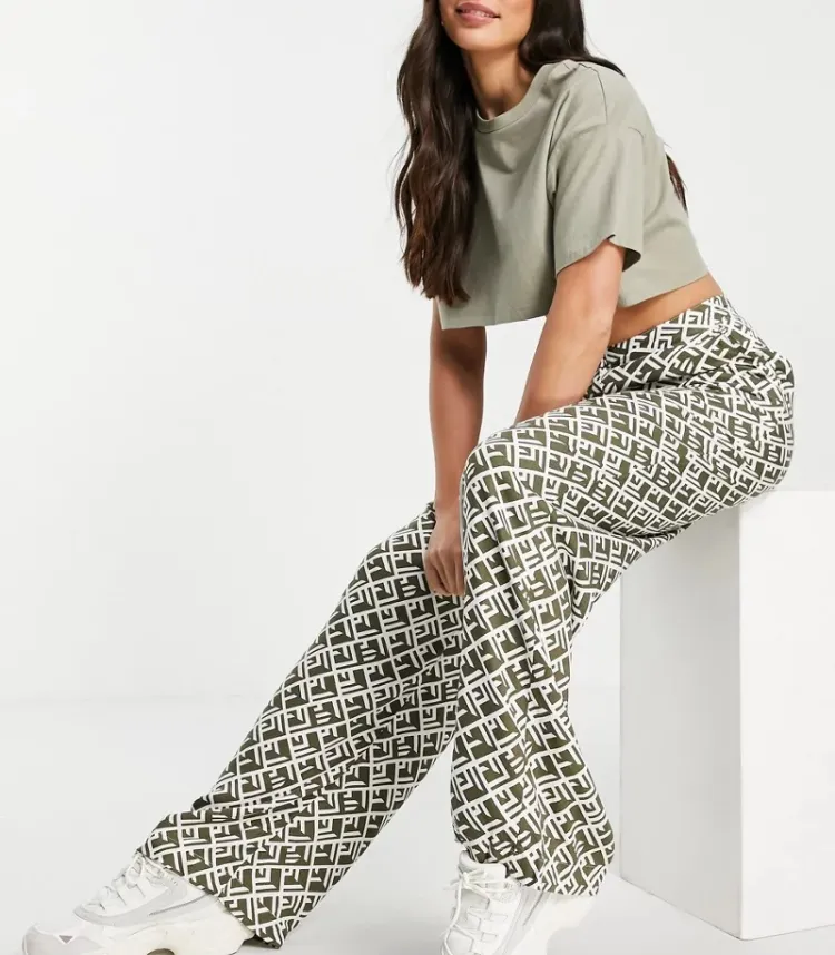 Pantalones sueltos para el verano | Mira estas sugerencias 4 - 【MioEstilo】 pantalón fluido verano crop top estampado geométrico colores surtidos