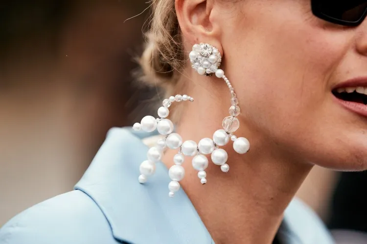joyería de moda de lujo para mujer con perlas verano 2022