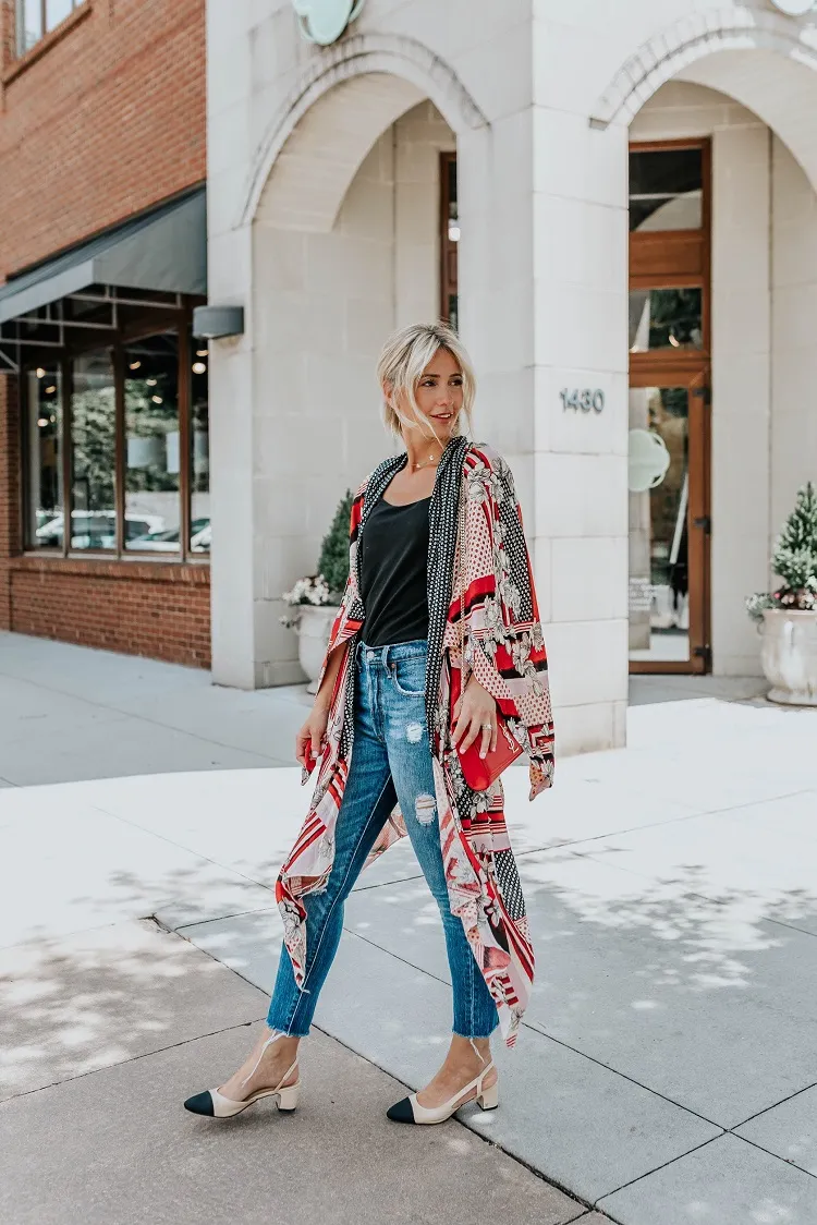 Kimonos con estilo: Ideas para lucir esta temporada 3 - 【MioEstilo】 como llevar kimono corto verano 2022