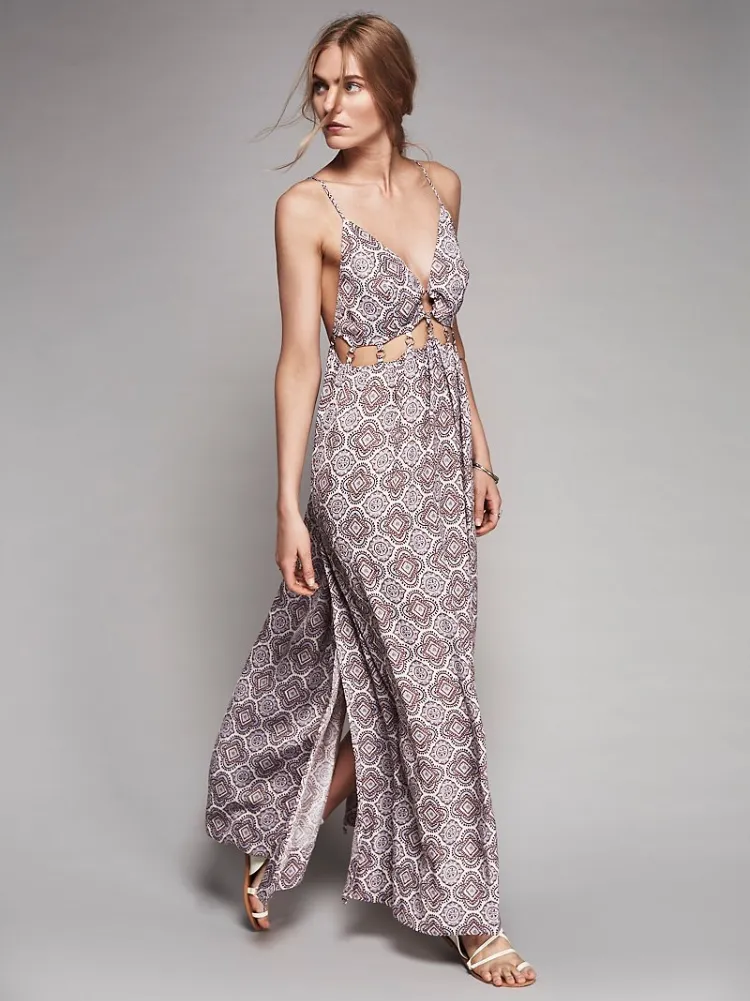 Vestido largo bohemio y look hippie chic: 20 ideas de tendencias primavera/verano 5 - 【MioEstilo】 qué vestido largo bohemio hippie chic según las tendencias de verano 2022 ideas principales