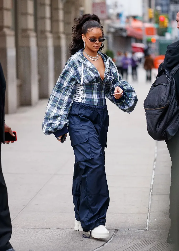 ¿Cómo vestir con estilo en la primavera? ¡Grandes ideas! 15 - 【MioEstilo】 pantalones rectos de cintura alta de pierna ancha 2022