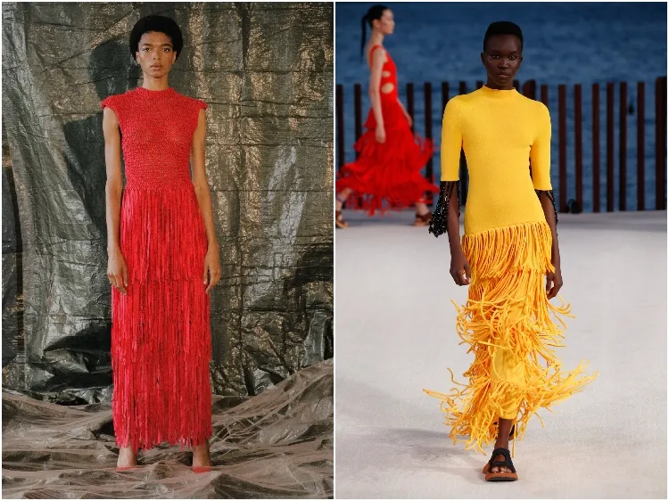 Ropa de mujer: lo que no debe faltar este verano 3 - 【MioEstilo】 ropa de moda mujer primavera-verano 2022 vestido con flecos