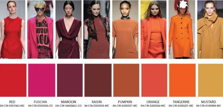 cómo vestirse con colores cálidos ropa de mujer círculo cromático teoría del color