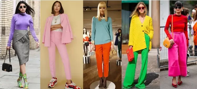 cómo usar la teoría de la ropa de mujer de la asociación de colores de la rueda de colores