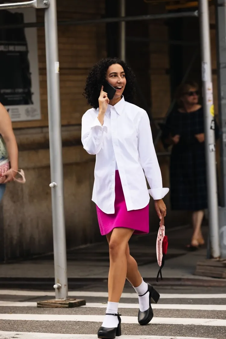 los mejores looks femeninos de street style new york fashion week primavera 2022
