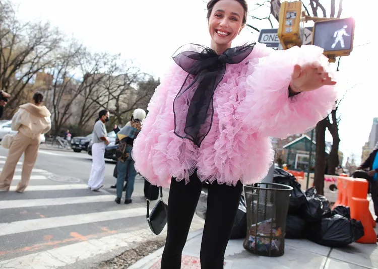 estilo callejero femenino nuevo trabajo otoño invierno 2022 2023 semana de la moda