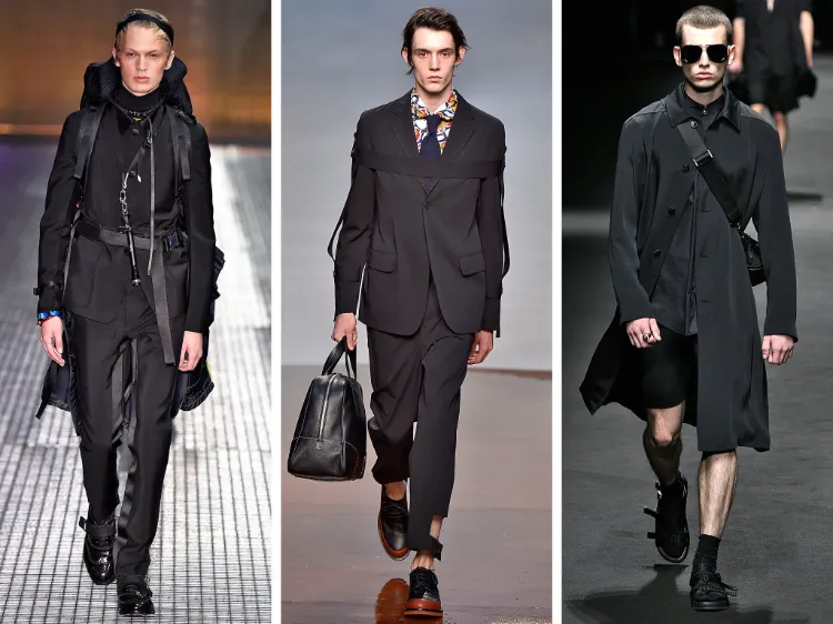 sastrería de moda inspirada en sastrería masculina toques techwear moda femenina
