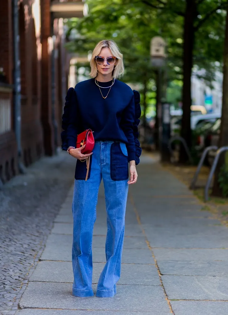 jeans de mujer 50 años modelos modernos pantalones de mezclilla primavera 2022