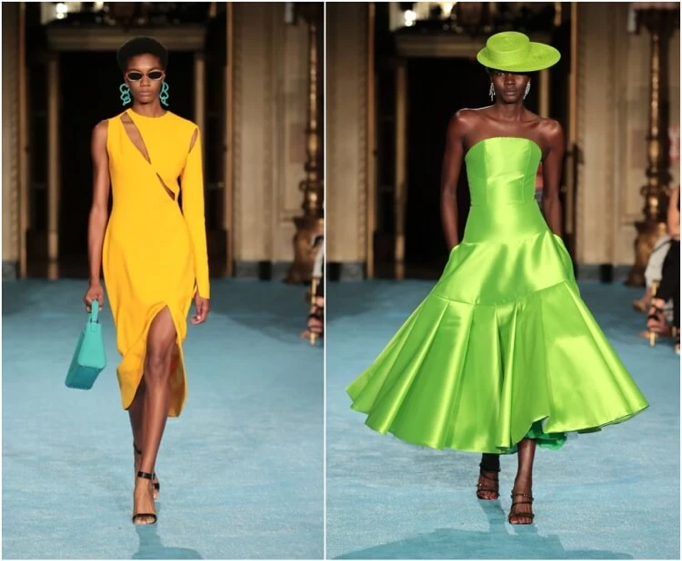 Principales tendencias: Mejores diseños de las marcas más importantes 3 - 【MioEstilo】 primavera verano 2022 tendencias de la moda colores brillantes Christian Siriano desfile de moda