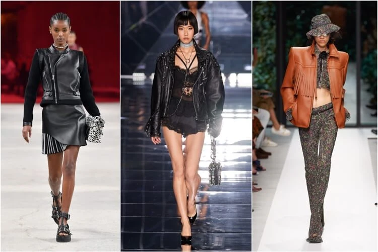 Principales tendencias: Mejores diseños de las marcas más importantes 7 - 【MioEstilo】 chaquetas de cuero nueva tendencia 2022 espectáculos Portos Dolce Gabbana Filosofía di Lorenzo Serafini