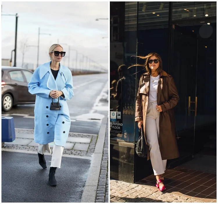 como llevar jeans blancos mujer invierno 2022