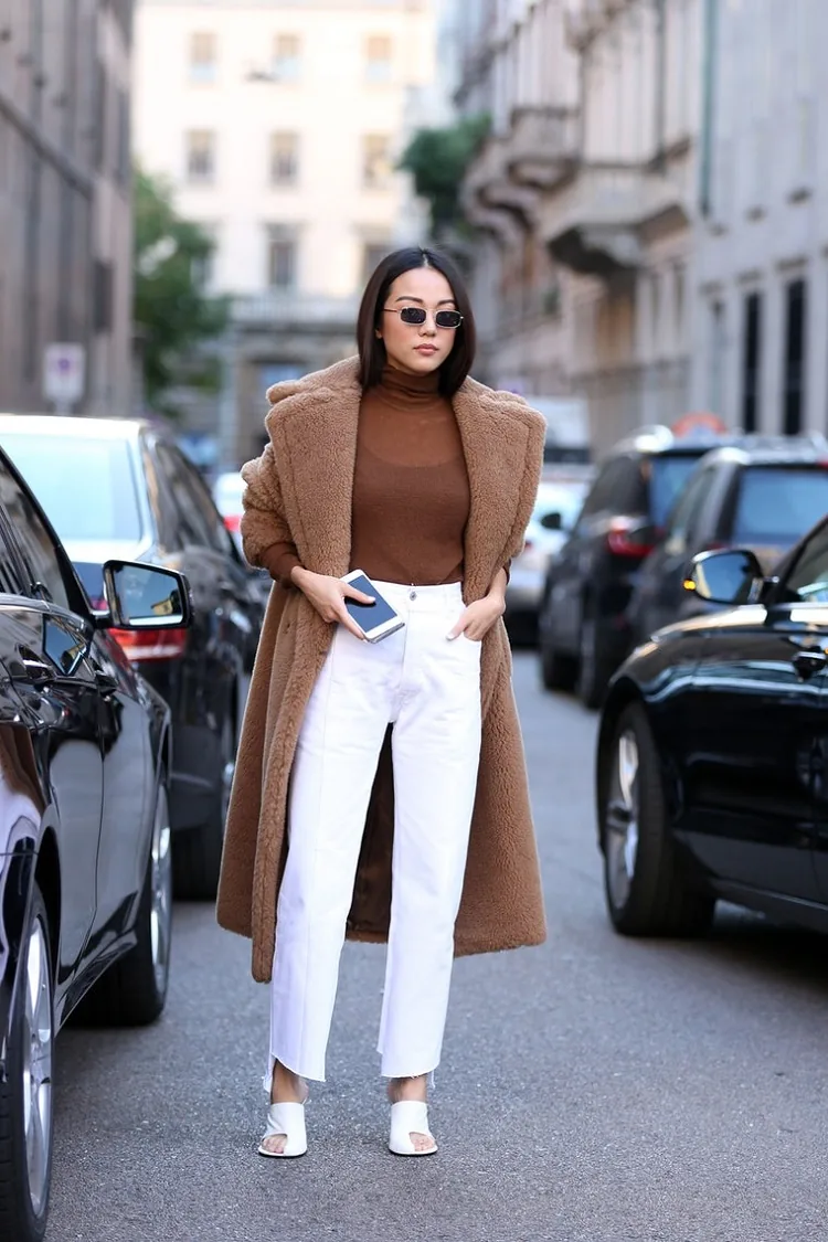 vaqueros blancos de moda