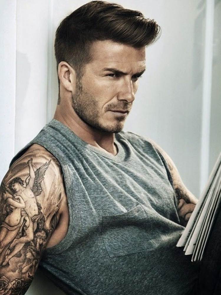 El peinado con pompadour de David Beckham revisita lo moderno