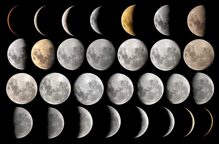 calendario lunar pelo luna fases influencia pelo mujer