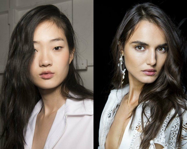 peinado tendencias mujer cabello idea lado cabello suelto
