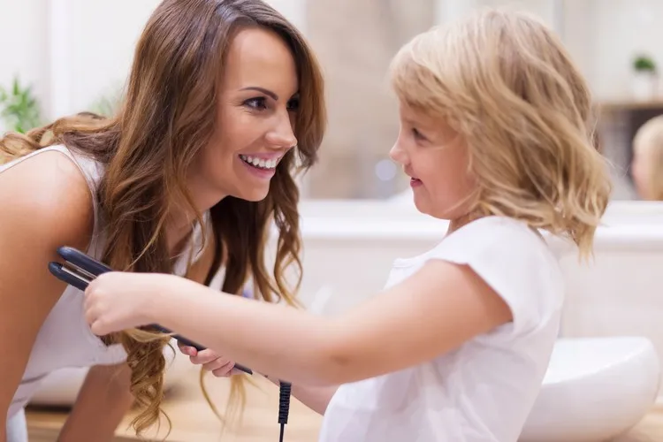 verano puntas de cabello brillante y suave evitar tratamientos térmicos