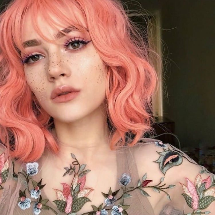Tinte de cabello coral inspirado en el tono del año Pantone de este año 17 - 【MioEstilo】 Pelo en tonos Living Coral según Pantone en 2019
