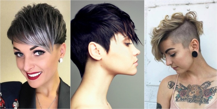 tendencia de pelo corto 2018- duendecillo o socavado con flequillo al frente