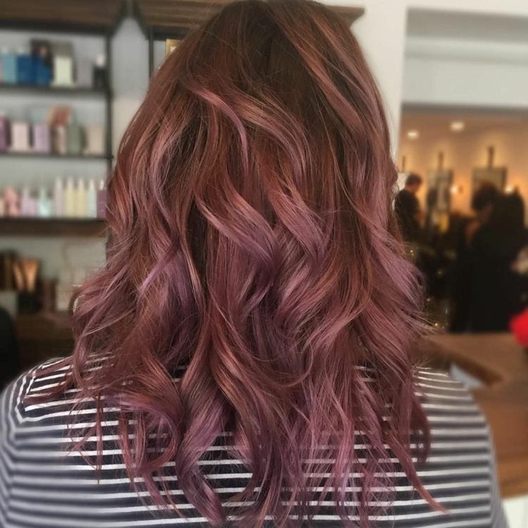 la última moda de tonalidades para mujeres de cabello oscuro 26 - 【MioEstilo】 cabello castaño rosado cómo adoptar consejos para el cuidado del cabello