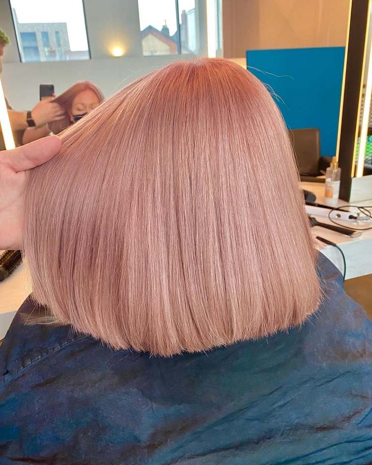 lloydcourthair peinado cuadrado francés en color de moda