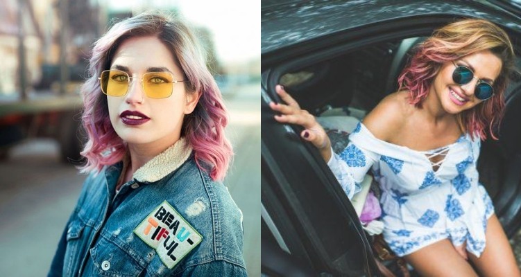 Cabello Degradado Rosa: 10 ideas elegantes e impactantes 11 - 【MioEstilo】 corte cuadrado de cabello rosa ombre con rizos ondulados