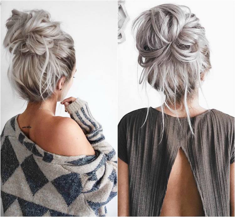 desordenado-moño-grande-casual-moño-trendy-canas-pelo