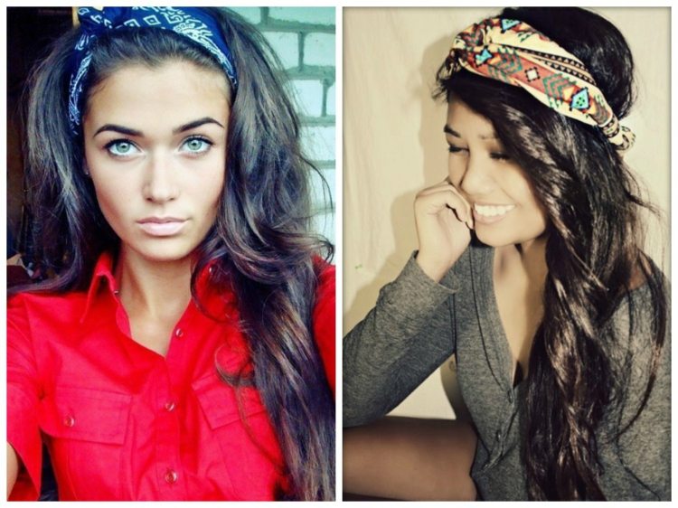 peinado-bandana-pelo-cabello-largo-volumen bandana pelo