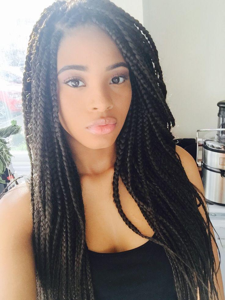 trenzas de pelo afro trenzas largas