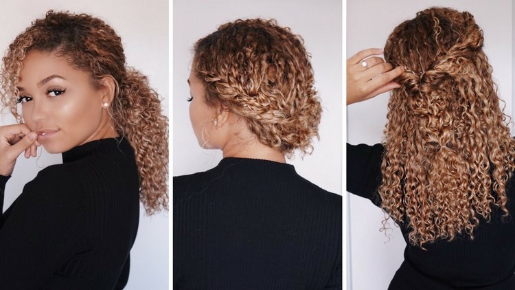 peinado para ideas de cabello rizado parece consejos útiles
