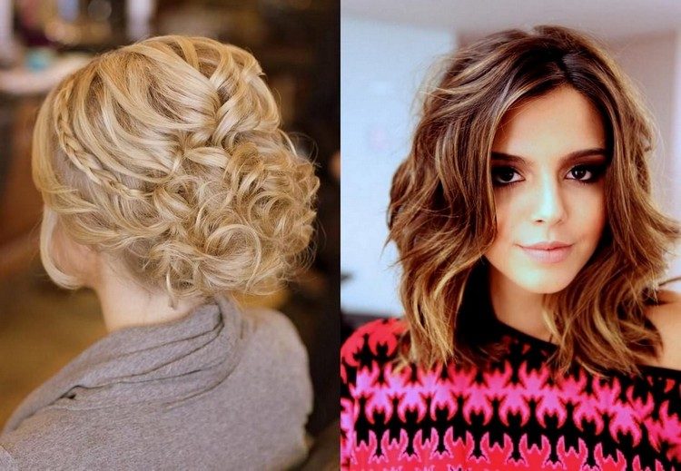 moño lateral para cabello mediano