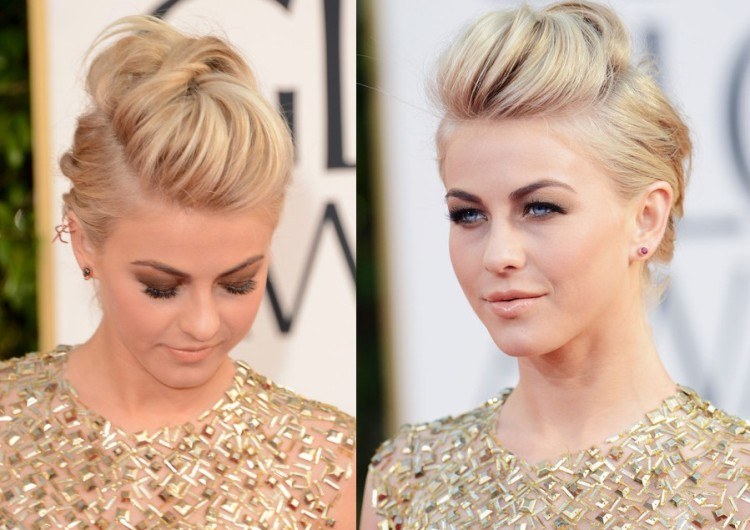 estilo de melena media de Julianne Hough