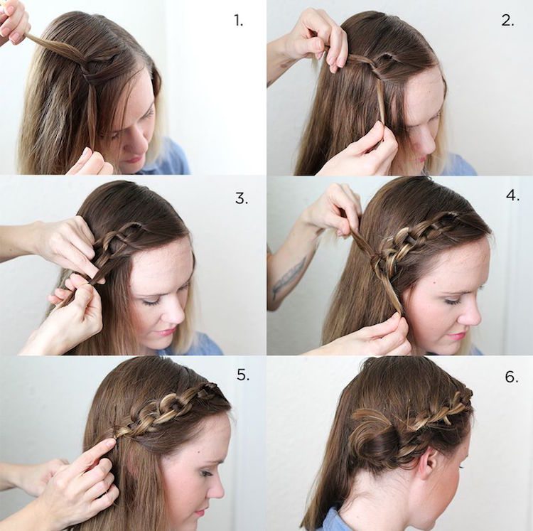 Descubre nuestro tutorial de peinados sencillos para cabello mediano y largo que puedes hacer en casa 13 - 【MioEstilo】 peinado sencillo cabello mediano largo hazlo tú misma tutorial de trenzas encadenadas