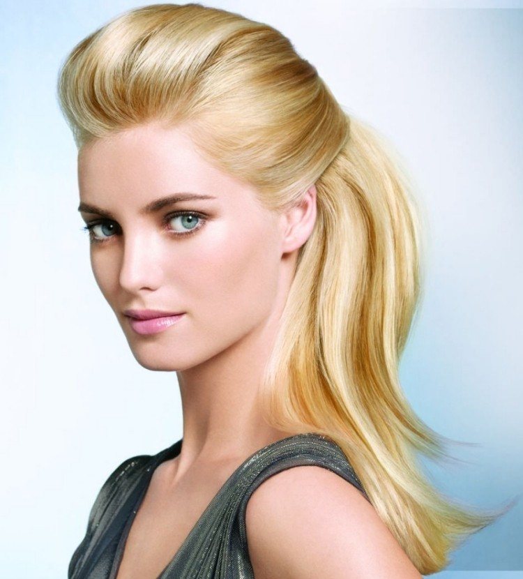 Estilos sencillos para realizar en 50 propuestas de cabello largo y de tamaño medio 6 - 【MioEstilo】 peinado sencillo: semicoleta con volumen en la parte superior