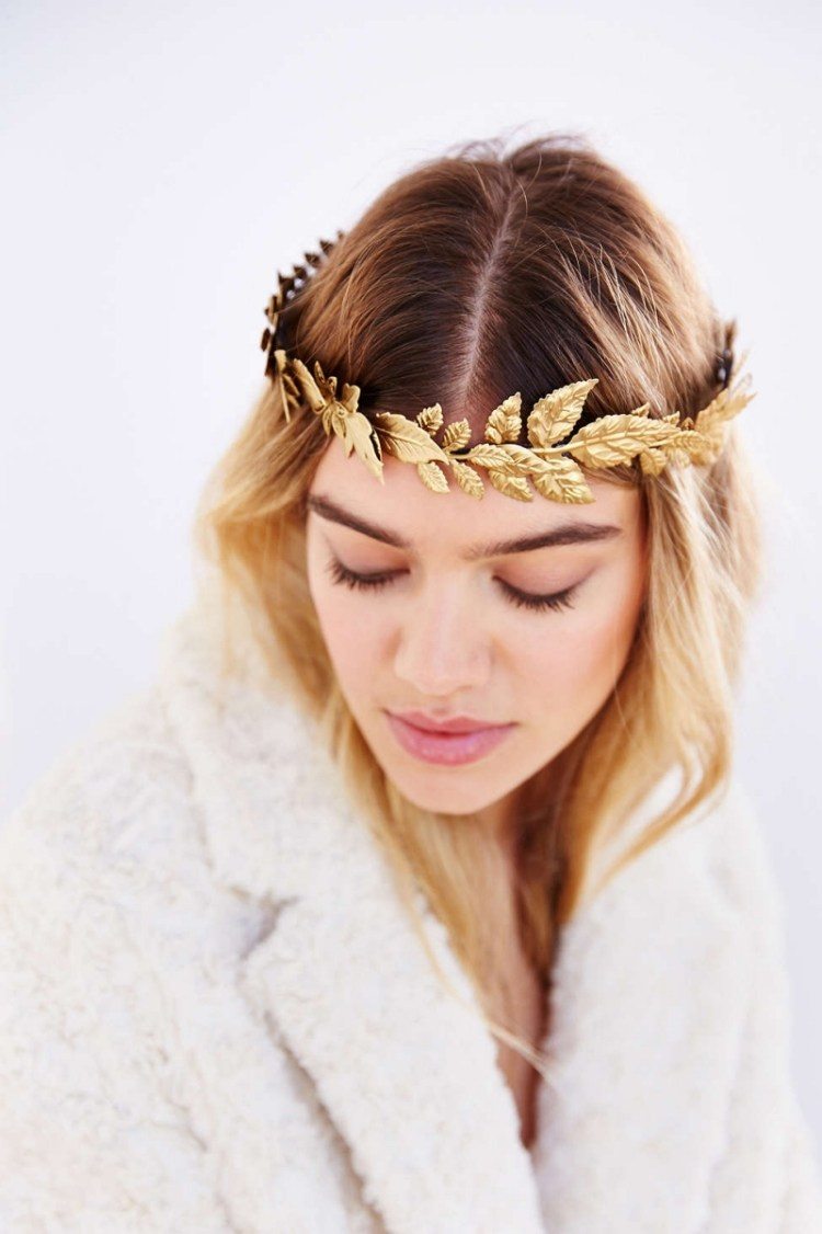 look sencillo: cabello largo con diadema de pan de oro peinado-sencillo-de-hacer-pelo-largo-diadema-oro