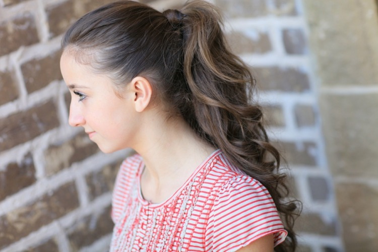 peinado - sencillo de hacer - coleta - cabello extenso - rizos