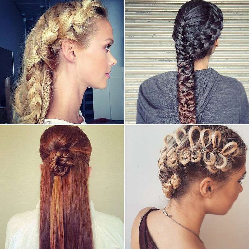 peinado-mujer-de este año-otono-lado-trenza-pelo largo