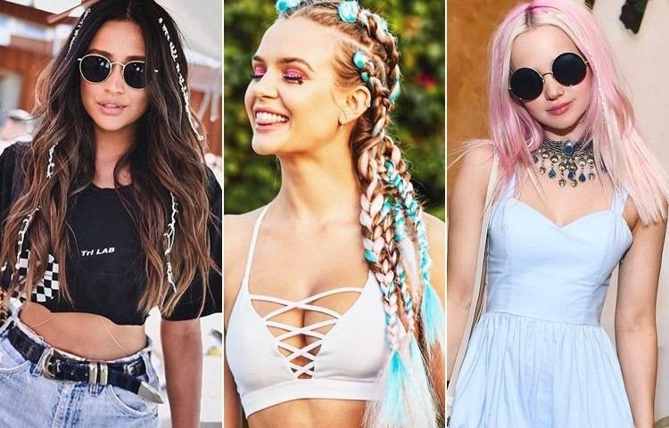 El peinado del festival de Coachella se asemeja a las famosas de culto