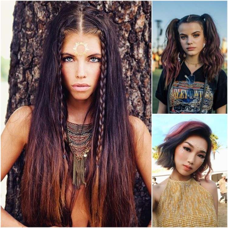 El peinado del Festival de Coachella se asemeja a todas las variedades de cabello