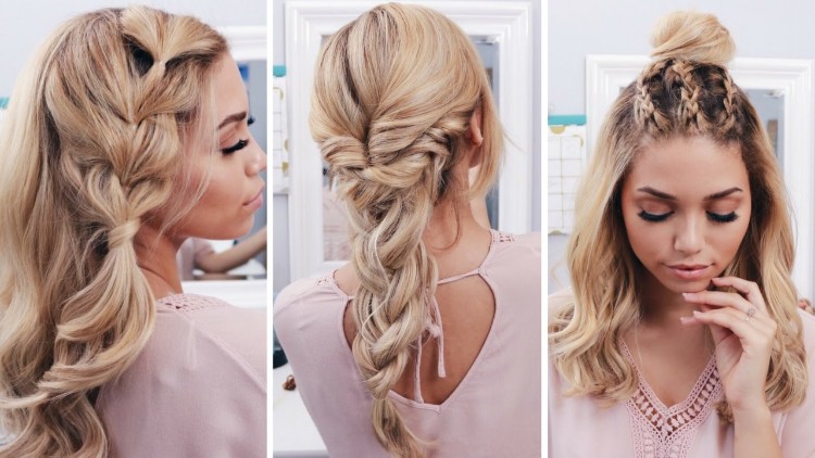 El cabello en primer plano del festival de Coachella se muestra como las mejores ideas para el cabello largo