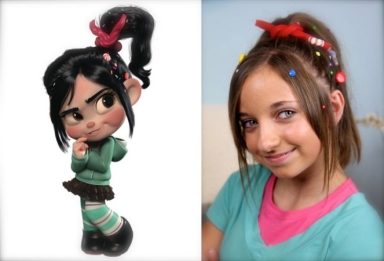 peinado para niñas con flequillo y cola de caballo peinado-nina-coleta-flequillo-muneca