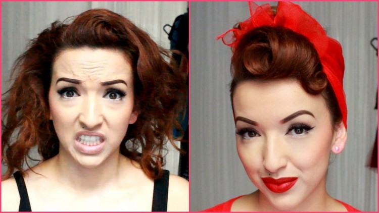peinado flecos mujer rebelde mecha estilo pin-up tendencia técnica práctica