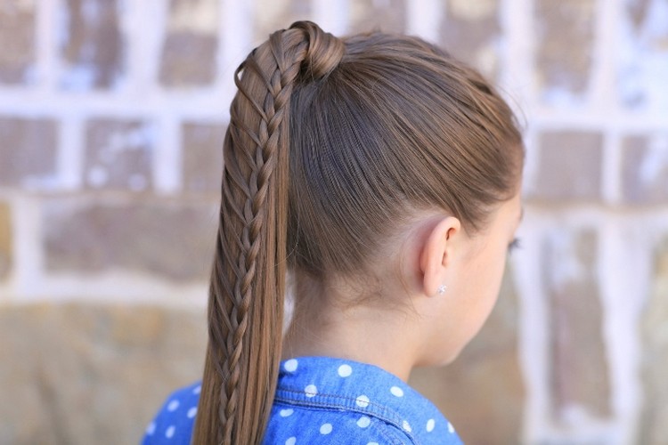 trenza infantil original para la escuela