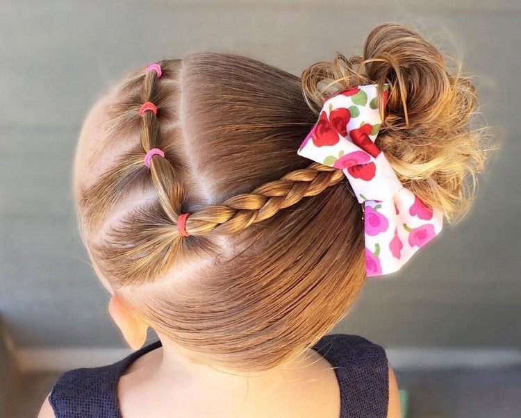 niña peinado trenza idea original regreso a la escuela todo tipo de cabello
