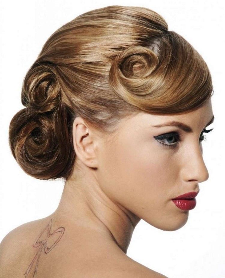 pin up -pin-up-rizos-peinado-peinado de noche