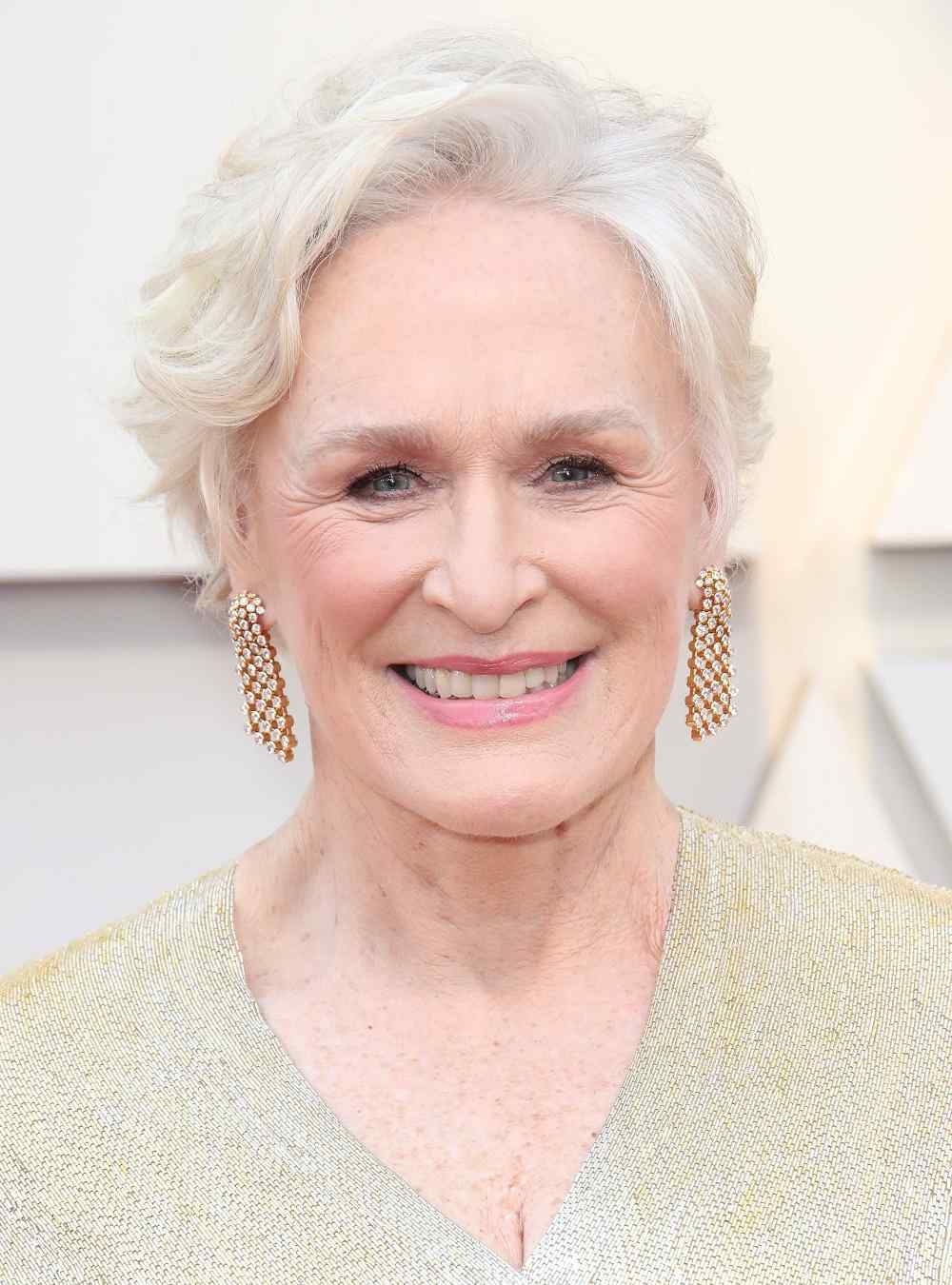 Sugerencia de corte duendecillo para cabello delicado como el de Glenn Close